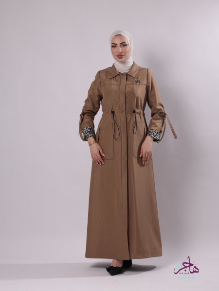 جلباب مطري بنظام سترة حرارية